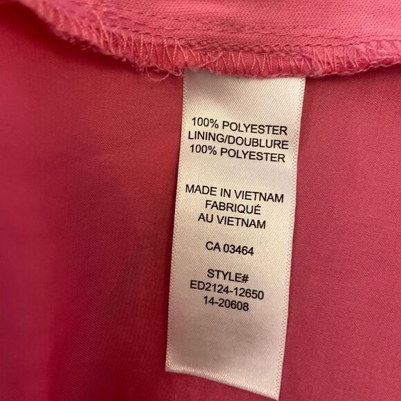 RICKIS Pink Layered Sleeveless Light Dressy Top 2 - Picture 4 of 8